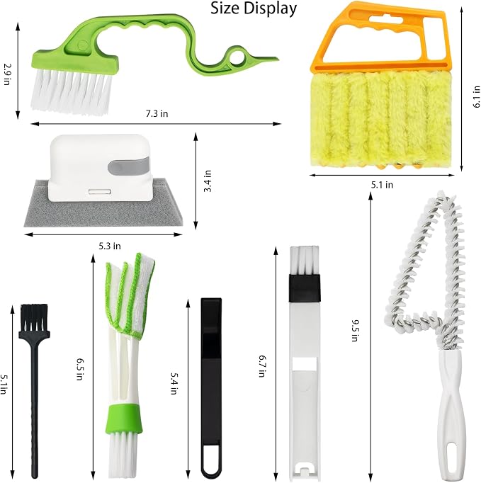 8 Pcs Hand-held Groove Gap Cleaning Tools - Image 7