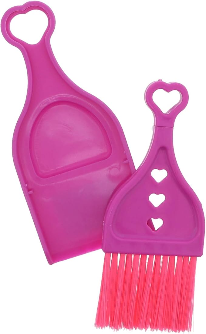 Pink Mini Dustpan with Brush - Image 3