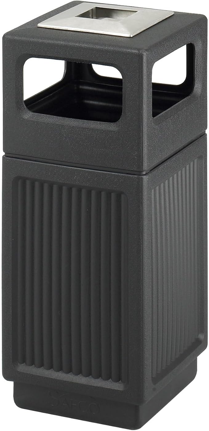 Safco Canmeleon Trash Can, 30 Gallons, Indoor and Outdoor Use, Durable & by SafcoProducts