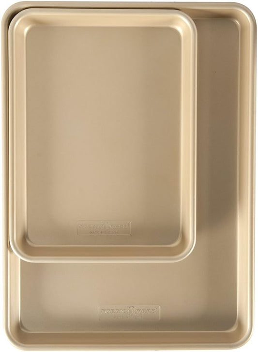 Nordic Ware Naturals NonStick Half Sheet and Quarter Sheet Set 24 inches by NordicWare