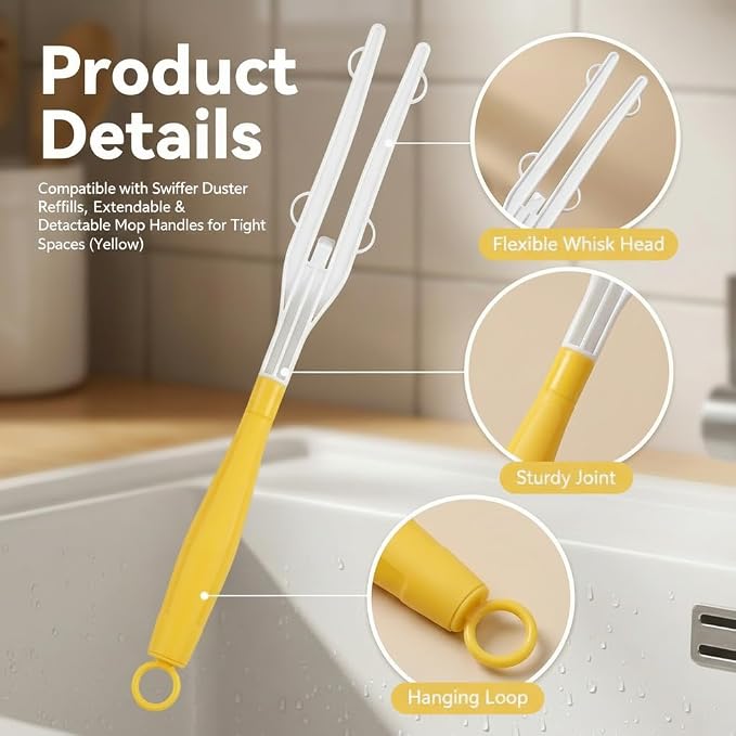 12PC Replacement Duster Handles, Compatible - Image 3