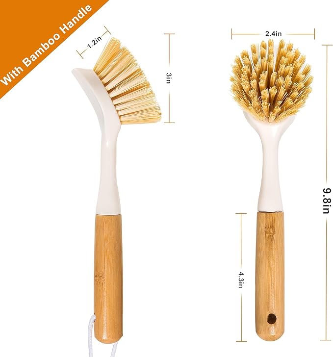 2 Pack Kitchen Dish Brushes - Image 2