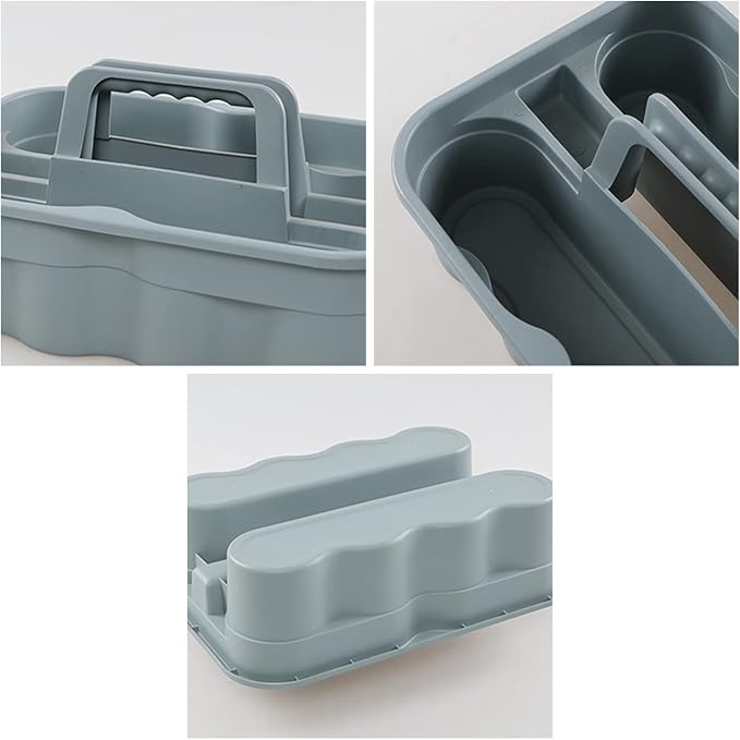 4 Packs Commercial Products Deluxe Carry Caddy, Plastic Cleaning Supplies Caddy - Image 3