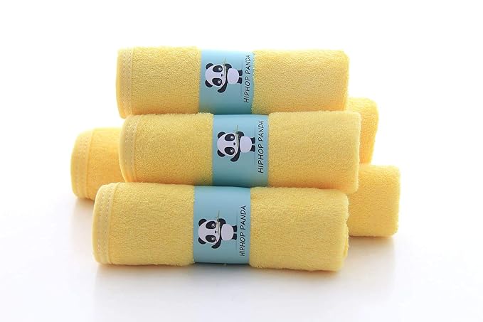 HIPHOP PANDA Baby Washcloths, Rayon Made from Bamboo - Image 5