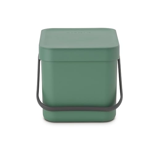 Brabantia Sort & Go Food Trash Can Small Countertop Kitchen Compost Caddy - Image 3