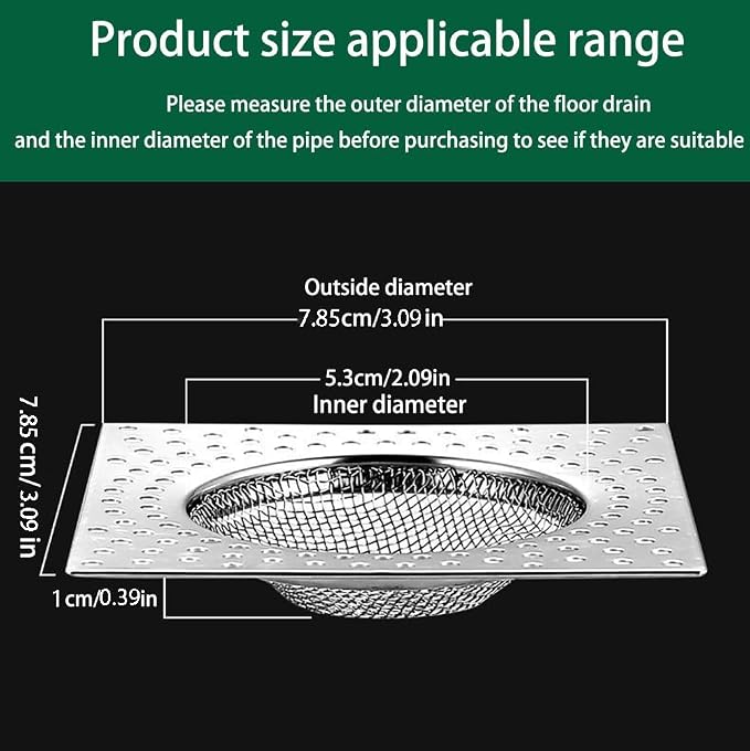 Bathroom Drain Cover, Hair Stopper - Image 3