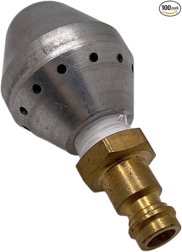 Professional Duct Cleaning Reverse Air Skipper Ball, 12 Holes, 1/8 Inch Male by Unknown