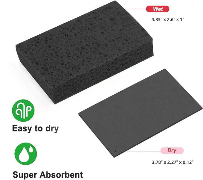 6 - Pack Non-Scratch Scrub Sponges - Sponges - Image 3