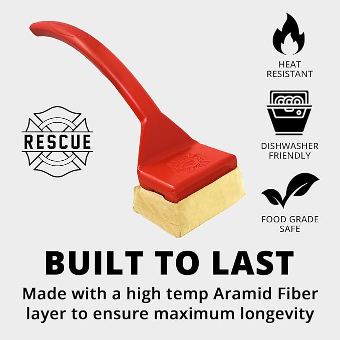 Grill Rescue BBQ Replaceable Scraper Cleaning Head, Bristle Free Grill Brush - Image 3