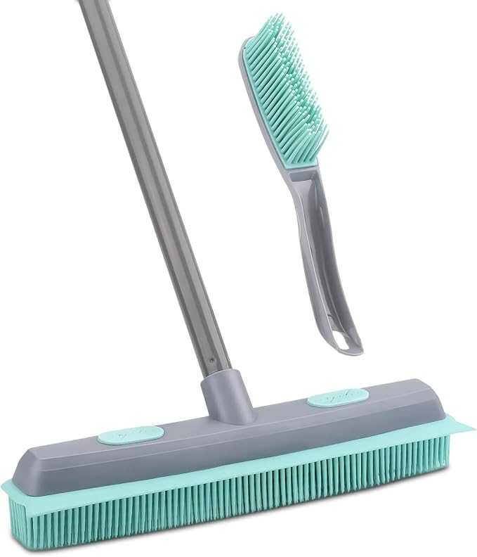 Conliwell Rubber Broom Carpet Rake by Makelifeeasier