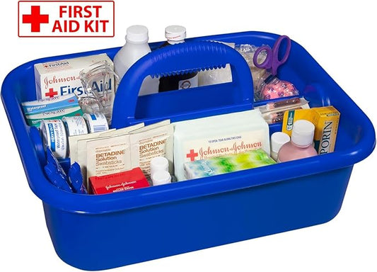 Akro-Mils 09185 Plastic Tote Tool & Supply Cleaning Caddy - Image 2