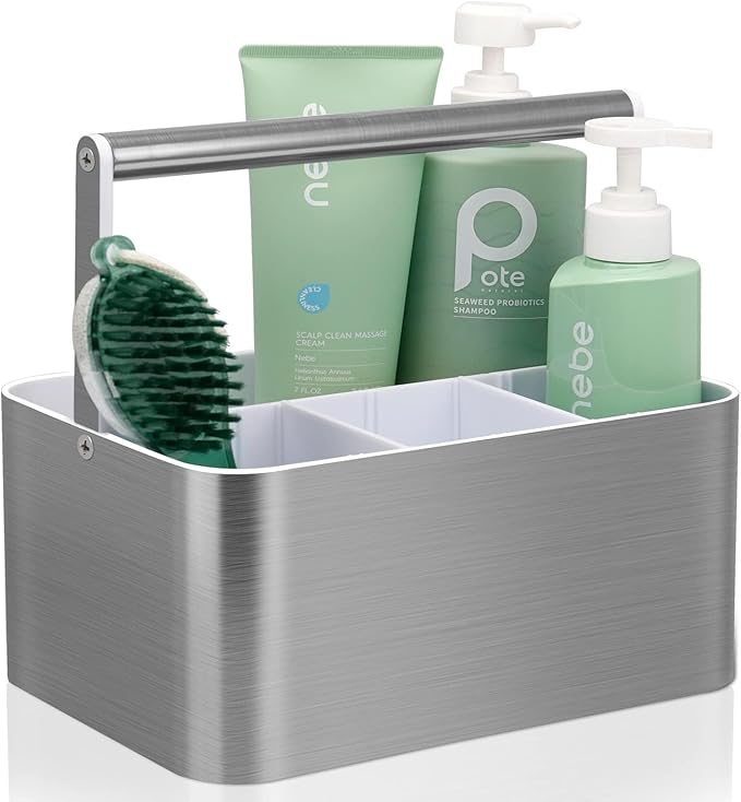 Plastic Shower Caddy Dorm by MakesYourHomeMoreOrganized