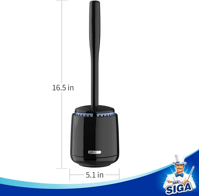 MR.SIGA Toilet Bowl Brush and Holder, - Image 4