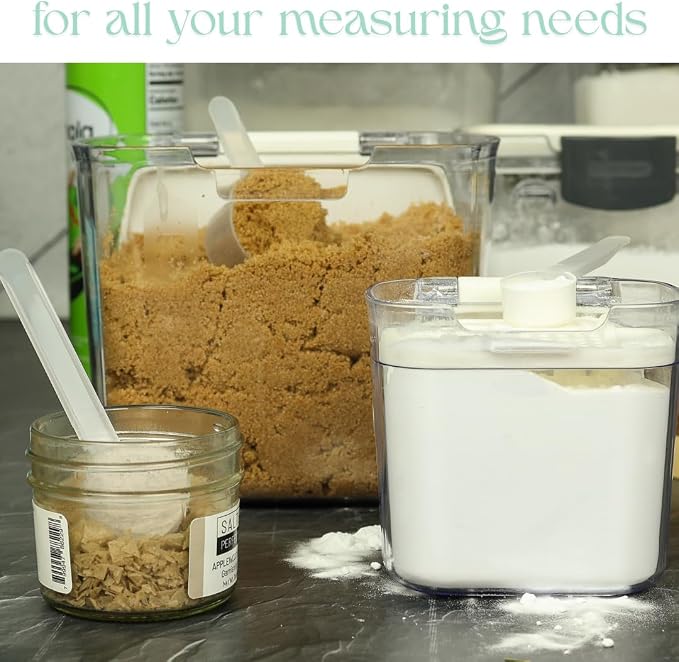 4 Pack – 2 Tablespoon Plastic Measuring Scoop – 1/8 cup / 29.6cc / 29.6 ml / 1 - Image 5