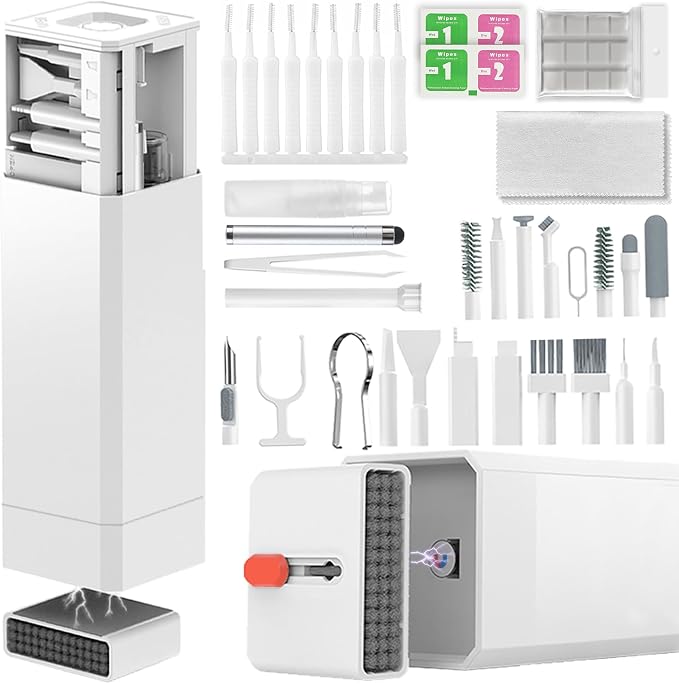 2026 Upgrade Phone Cleaning Kit 57PCS, iPhone Cleaning Kit, Airbud Cleaning Kit by HISSIMO