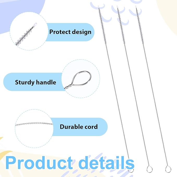 5 Pcs 12 Inch Straw Cleaner Brush - Image 3