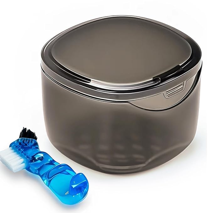 Denture Case Partial Denture Cups by EZEELAI