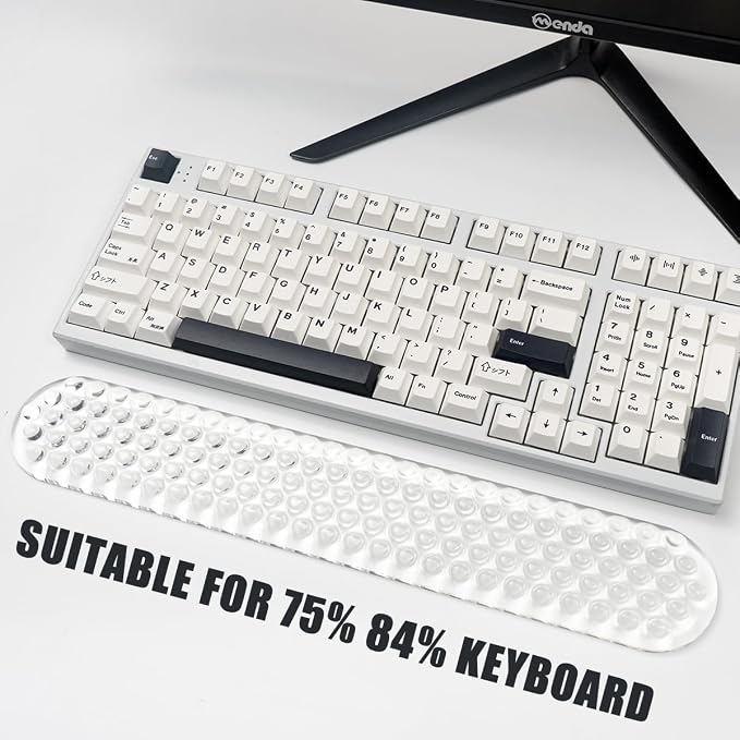 Gel Keyboard and Mouse Wrist Rest Set – Clear Cute Wrist Rest - Image 4