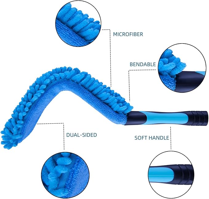 17" Microfiber Flexible Ceiling Fan Duster - Image 2