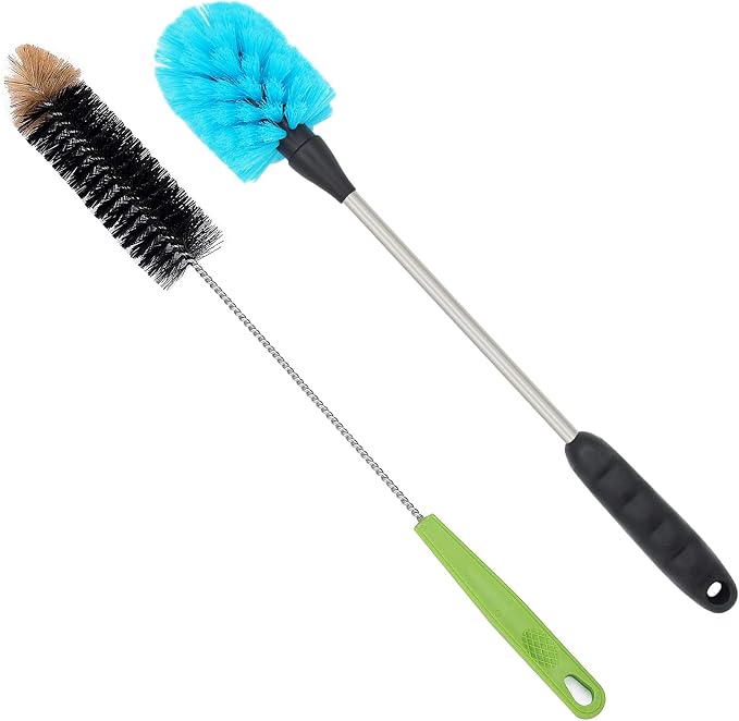 Long Bottle Brush, 17 in Bendable Cleaner Brushes by Haomaomao