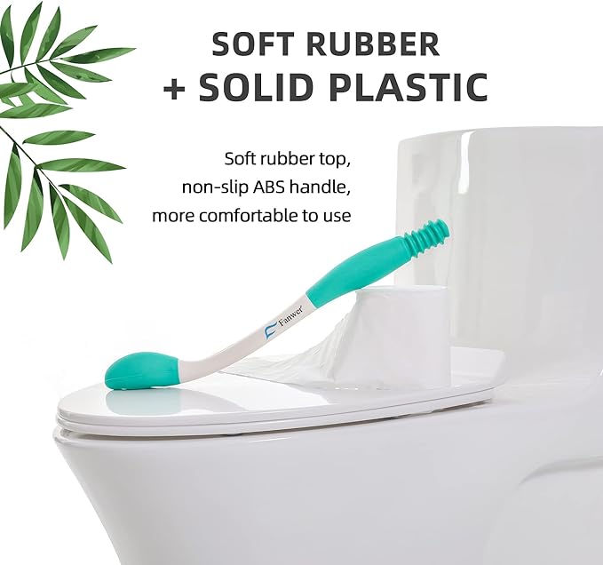 Fanwer Toilet Aids Tools, Long Reach Comfort Wipe, Extends Your Reach Over 15" - Image 5