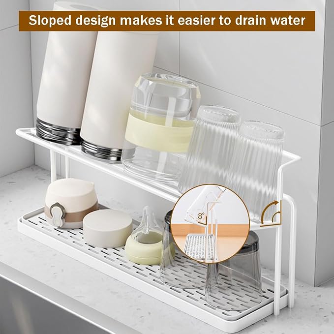 Water Bottle Drying Rack With Drain Tray - Image 6