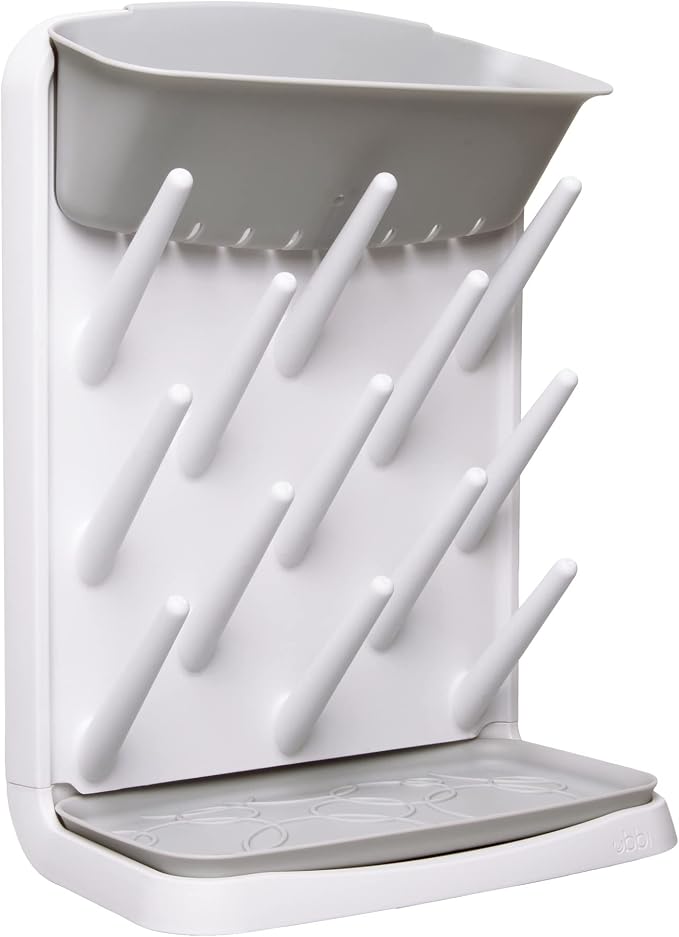 Ubbi Vertical Baby Bottle Drying Rack, Space Saving Countertop Drying Rack Baby - Image 4