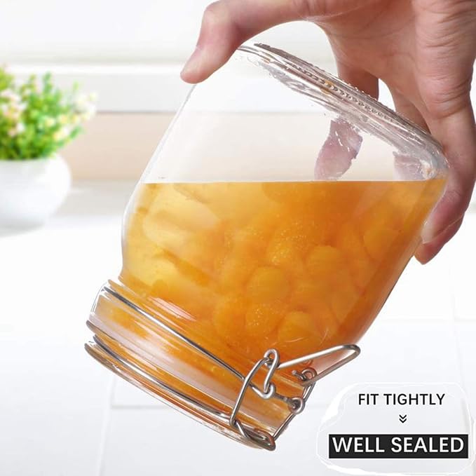 ComSaf Airtight Glass Canister Set of 3 - Image 6
