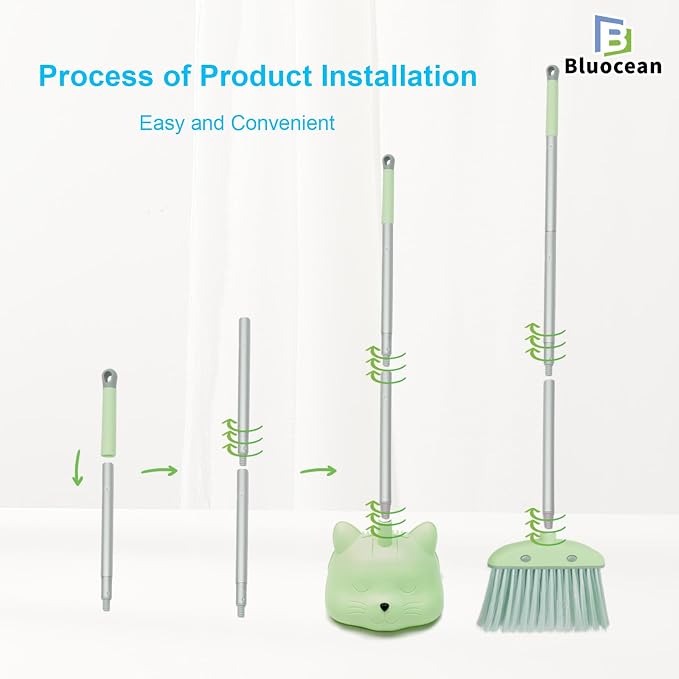 28'' Kids Mini Broom and Dustpan Set - Image 3