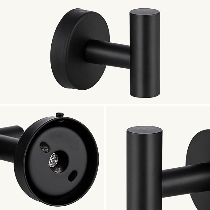 Towel Hooks, SUS 304 Stainless Steel Hooks, Heavy Duty Door Hanger Towel Robe - Image 4