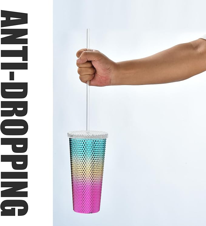 ALINK 10.5 in Long Reusable Plastic Straws - Image 8