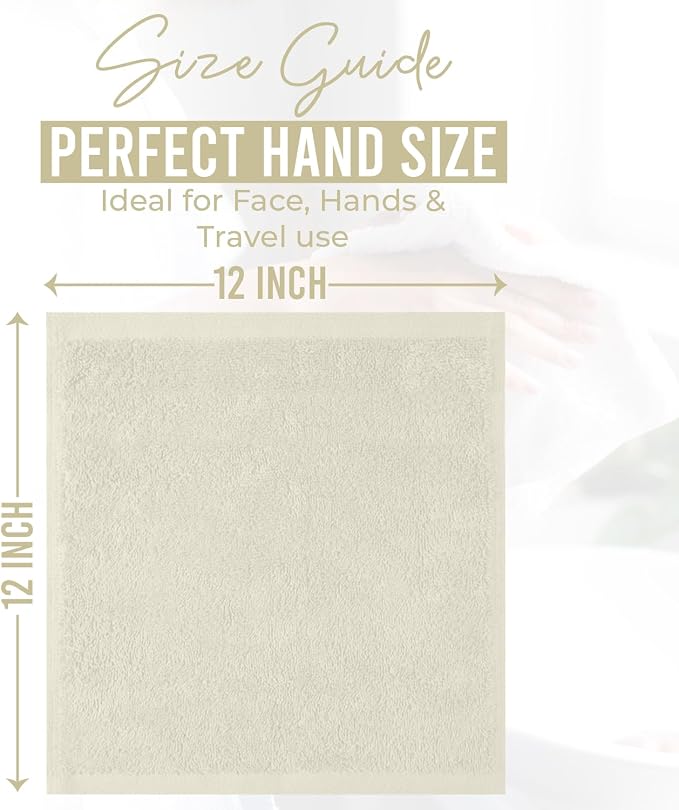 DAN RIVER 12 Pack Wash Cloths for Showering - Image 2