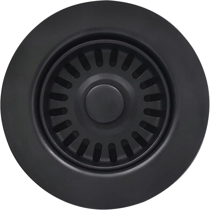 Black Polymer Drain Kitchen Sink Drain Assembly - Image 2