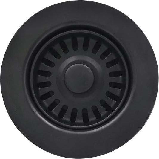 Black Polymer Drain Kitchen Sink Drain Assembly - Image 2