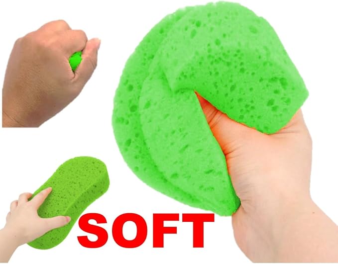 Large Soft Touch Coral Sponges, High Foam, - Image 5