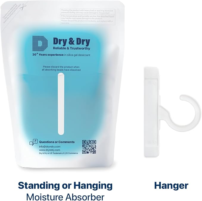 Dry & Dry 12 Packs Hybrid Moisture Absorbers & Musty Odor Eliminator - Image 9