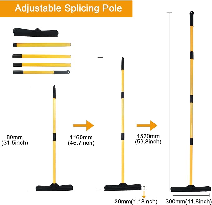 Push Broom, Pet Hair Removal Broom - Image 2