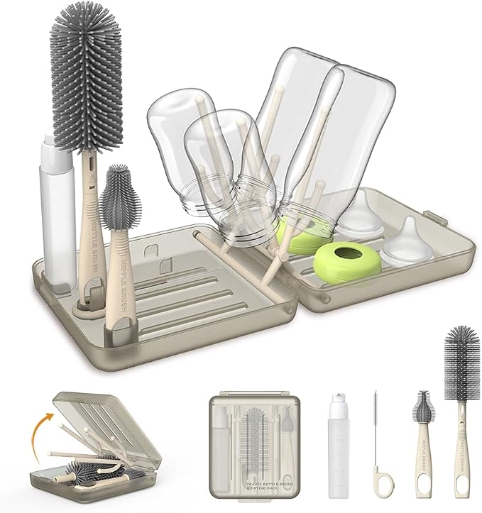 Travel Bottle Brush, Travel Bottle Cleaner Kit by VOGOGE
