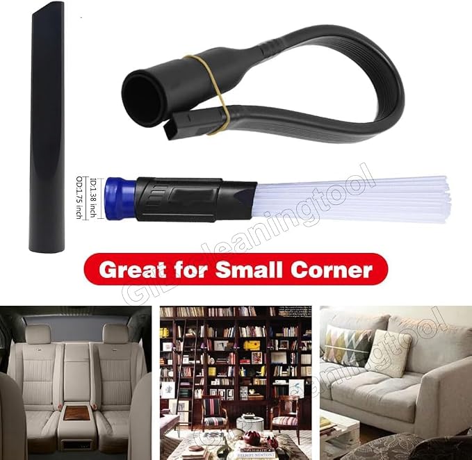 15 Pcs Household Cleaning Vacuum Cleaner Attachments Kit - Image 4