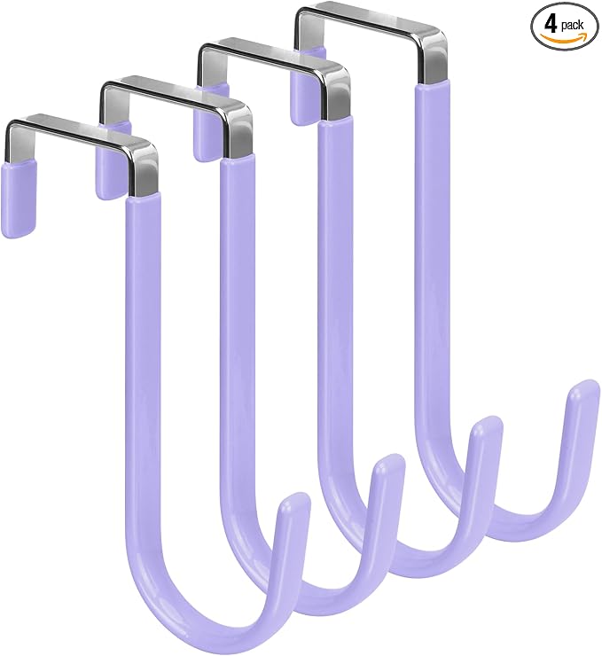 FYY Over The Door Hooks, 4 Pack Door Hangers Hooks by FYY