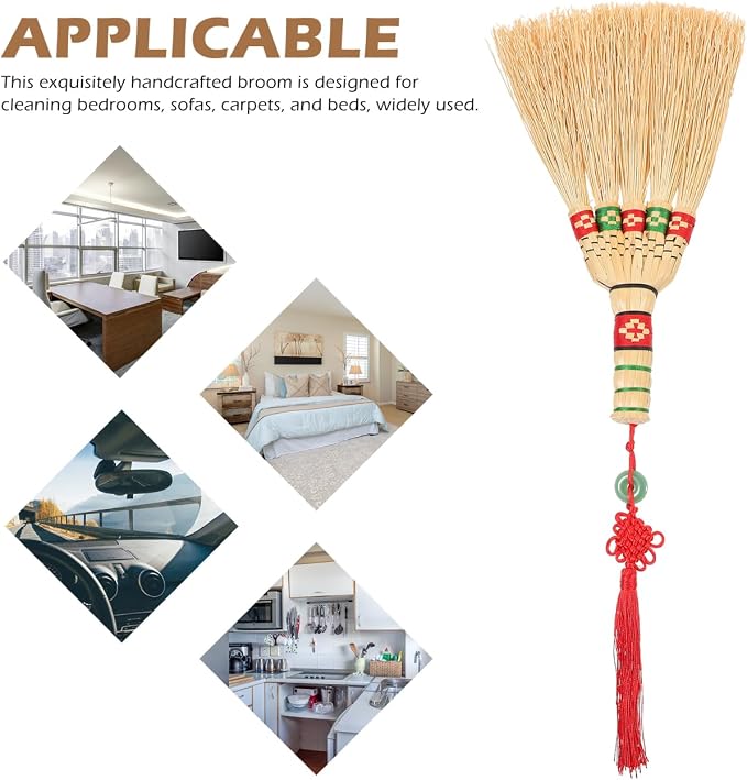 Corn Whisk Broom Handheld Brush Small Whisk Bed Desktop Sweeping Small Corn - Image 3