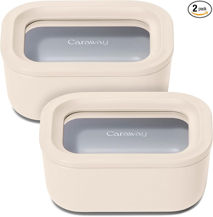 Caraway 2pc Glass Food Storage Set by Caraway