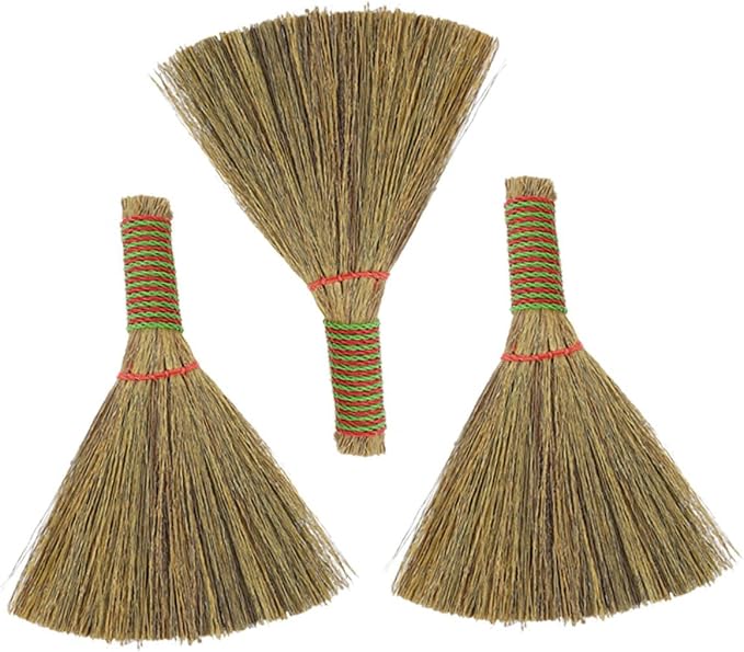 3pcs Portable Desk Brooms Small Whisk Dust Removing Brooms Short Handle Home by NIYANGLE