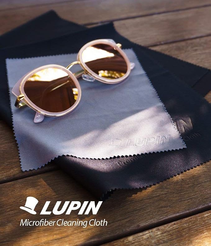 Lupin Microfiber Cleaning Cloths, 6 Pack Premium Ultra Lint Free Polishing Cloth - Image 2