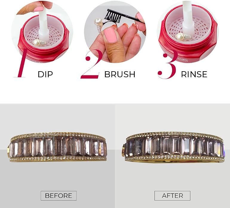 CONNOISSEURS Premium Edition Jewelry Cleaner, Value Size 9.6oz - Image 6