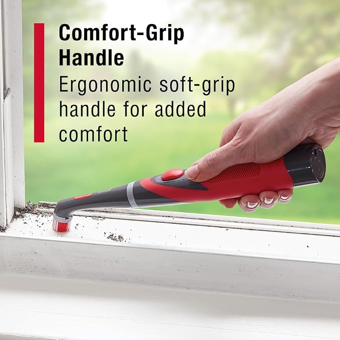 Rubbermaid Reveal Power Scrubber 5-Piece Kit, Cordless Electric Battery Powered - Image 5