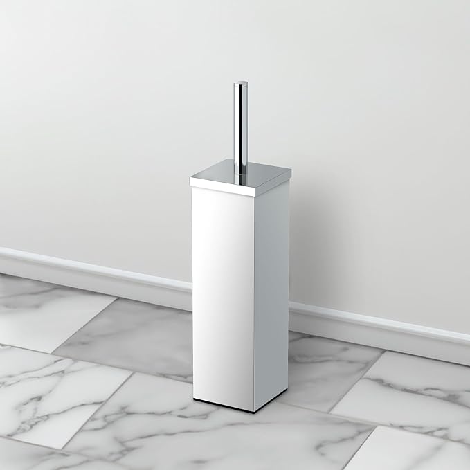 Gatco 1488 Elegant Square Toilet Brush Holder - Image 5