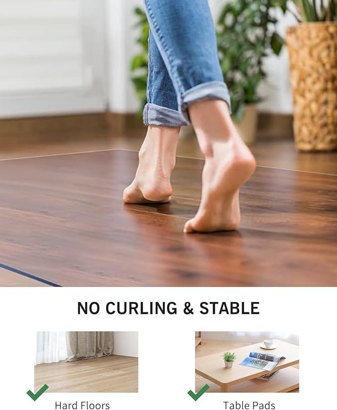 Area Mat for Hard Floor, Waterproof No Smell Protector for Dining Room - Image 4