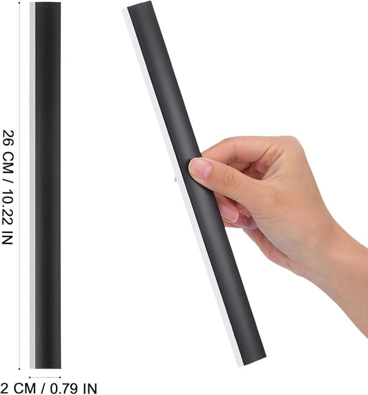 Dustpan Rubber Lip Replacement Strips 26cm 4pcs Soft Black Rubber Edge - Image 2