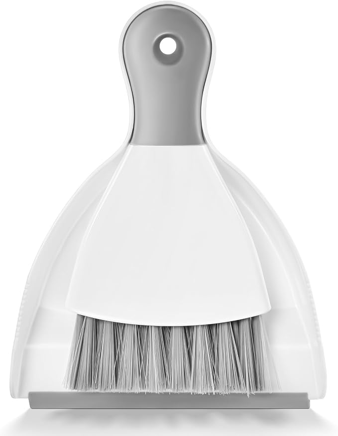 SUBEKYU Mini Hand Broom and Dustpan Set, Small Dustpan and Brush Set, Handheld by SUBEKYU